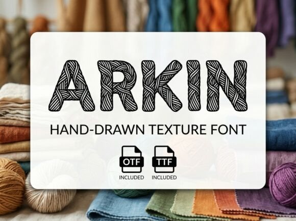 Arkin: A Tactile Display Font for Handmade Creations