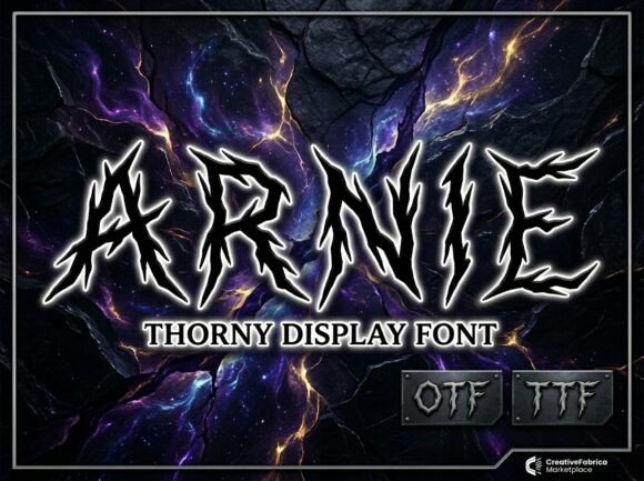 Arnie – A Bold Display Font for Defiant Branding