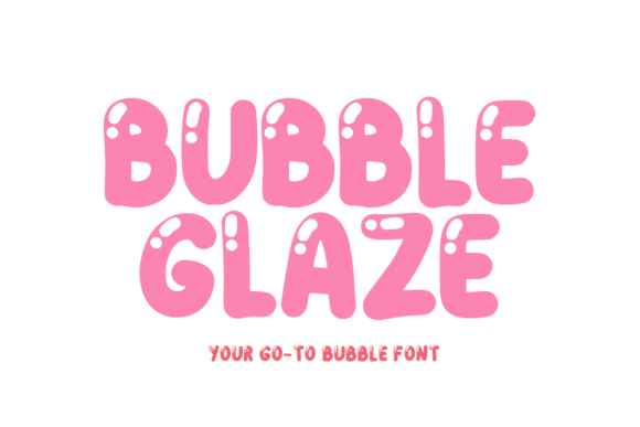 Bubble Glaze Display Font for Web Design