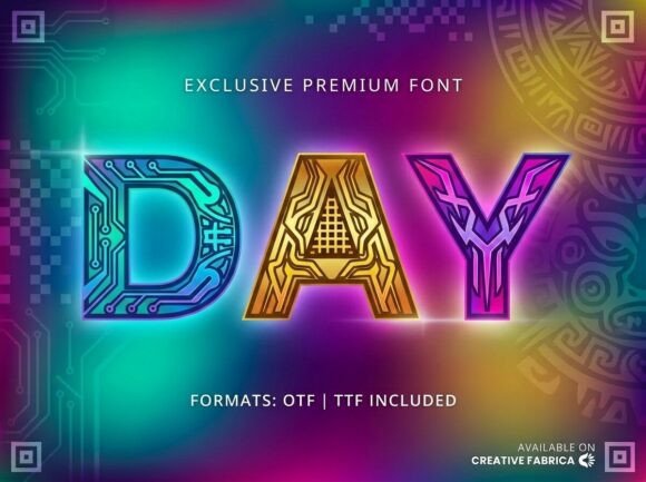 Day: A Bold Display Font for Small Business Branding