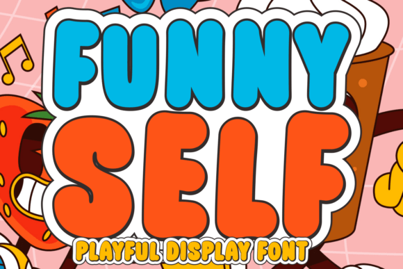 Funny Self Font for Creative Makers and Handmade Sellers