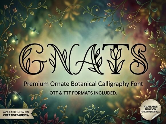 Gnats Font for Web Design and Branding Projects