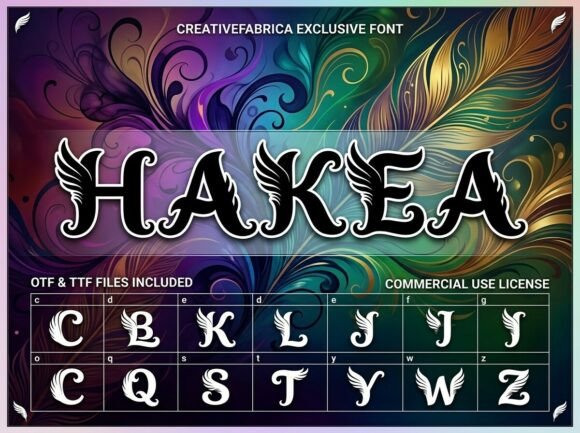 Hakea Display Font for Editorial Design and Branding