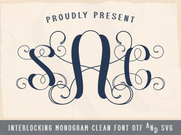 Interlocking Vine Font for Handmade Creativity