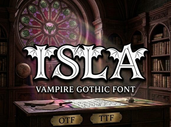 Isla Font for Dark Elegance in Web Design