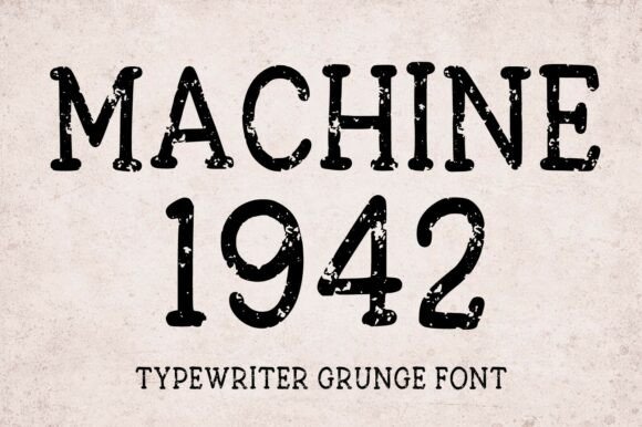 Machine 1942: The Vintage Font That Boosts Campaign Clarity