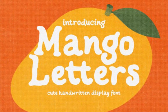 Mango Letters: A Fresh Display Font for Your Brand