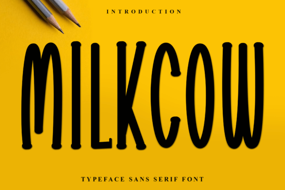 Milkcow Font for Festive Design and Seasonal Creativity