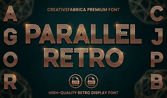 Parallel Retro: A Striking Display Font for Branding