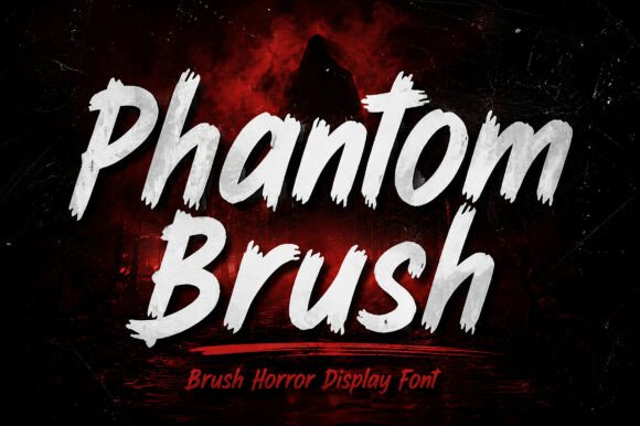 Phantom Brush Font for Bold and Dark Design Projects