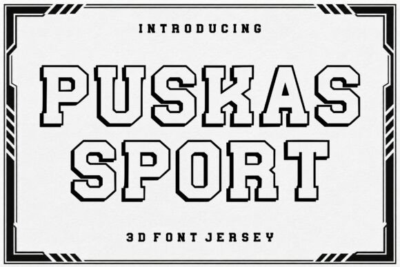 Puskas Sport Font for Bold Digital Branding