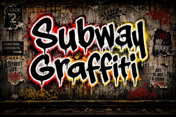 Subway Graffiti Font for Bold Branding