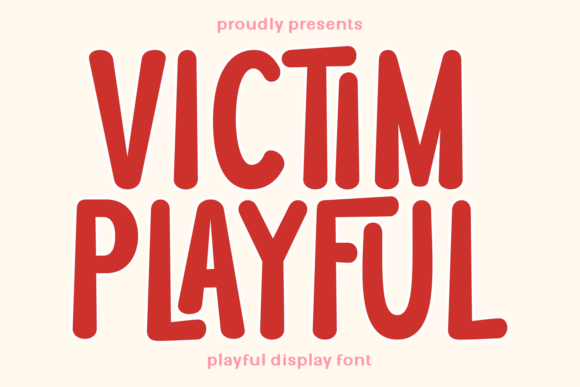 Victim Playful Font for Creative Branding