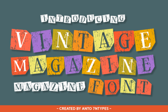 Vintage Magazine Font for Nostalgic Branding