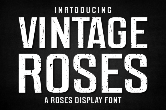 Vintage Roses Font for Timeless Branding