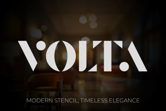 Volta: A Premium Display Font for Creative Projects
