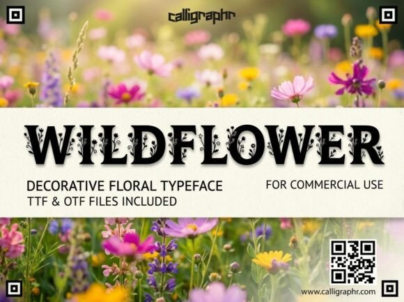 Wildflower: A Sun-Drenched Typeface for Creative Branding